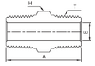 IHN-2N: Superlok Pipe Size Hex Nipple