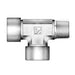 Superlok SS316 1" FNPT X MNPT X FNPT RUN TEE-Ace Compression Fittings