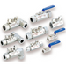 Superlok SS316 1/2" FBSPT (TAPERED), LEVER HANDLE,1000 PSI-Ace Compression Fittings