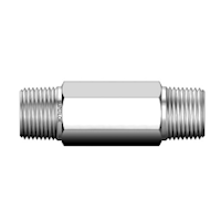 Superlok SS316 1/2" MNPT X 3.0" OAL HEX LONG NIPPLE-Ace Compression Fittings