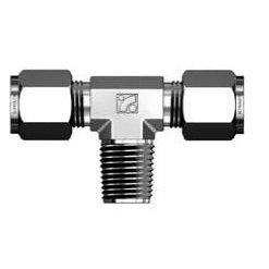 Superlok SS316 1/2" O.D. X 1/2" MNPT MALE BRANCH TEE-Ace Compression Fittings