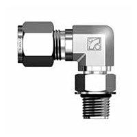 Superlok SS316 1/2" O.D. X 3/4-16 SAE POSITIONABLE 90 DEG MALE ELBOW-Ace Compression Fittings