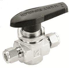 Superlok SS316 1/4" FNPT, 3-WAY, 6,000 PSI BALL VALVE-Ace Compression Fittings