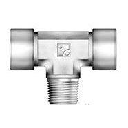 Superlok SS316 1/4" FNPT X MNPT (SHORT DIM.) BRANCH TEE-Ace Compression Fittings