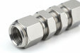 Superlok SS316 1/8" O.D. Stainless Steel Bulkhead Union for Compression Fittings - Ace Compression Fittings