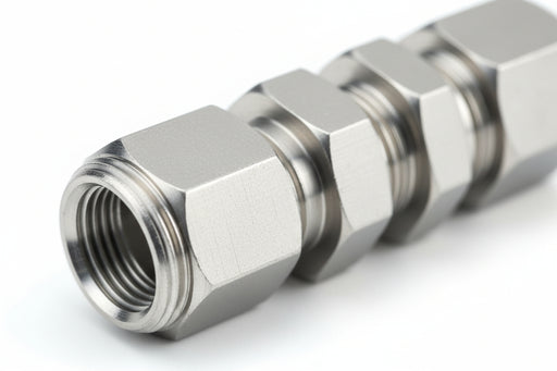 Superlok SS316 1/8" O.D. Stainless Steel Bulkhead Union for Compression Fittings - Ace Compression Fittings